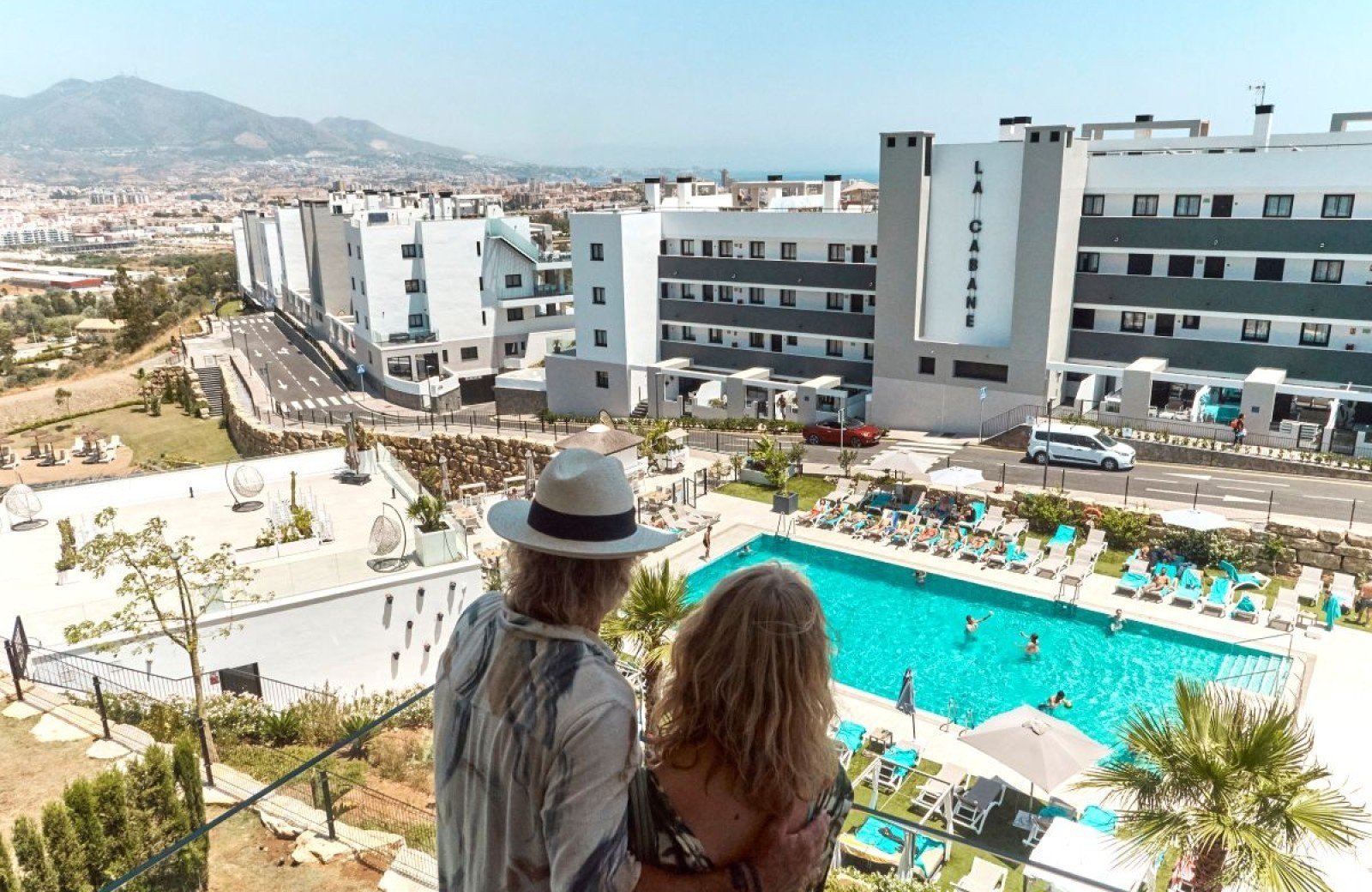 Ferienwohnung in Südspanien mit Blick auf Pool